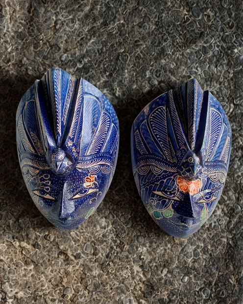 Merak Blaue Maske