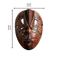 Merak — The Peacock's Bloom | Hand-Carved Javanese Wall Mask
