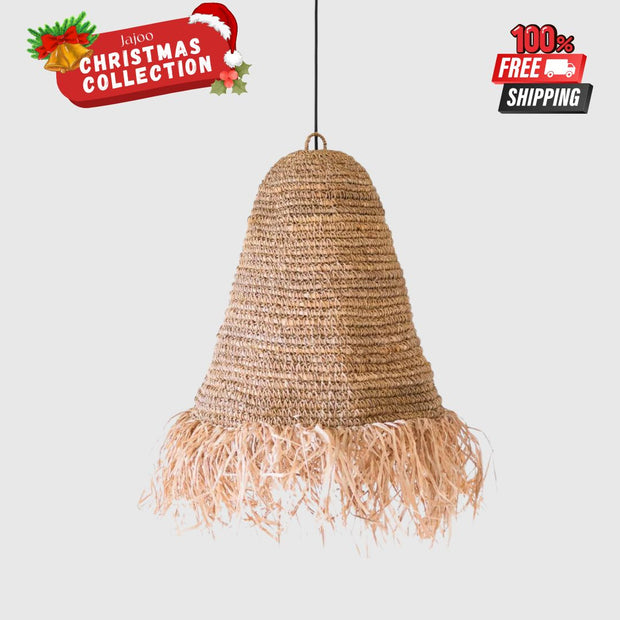 Raffia Boho Lampshade