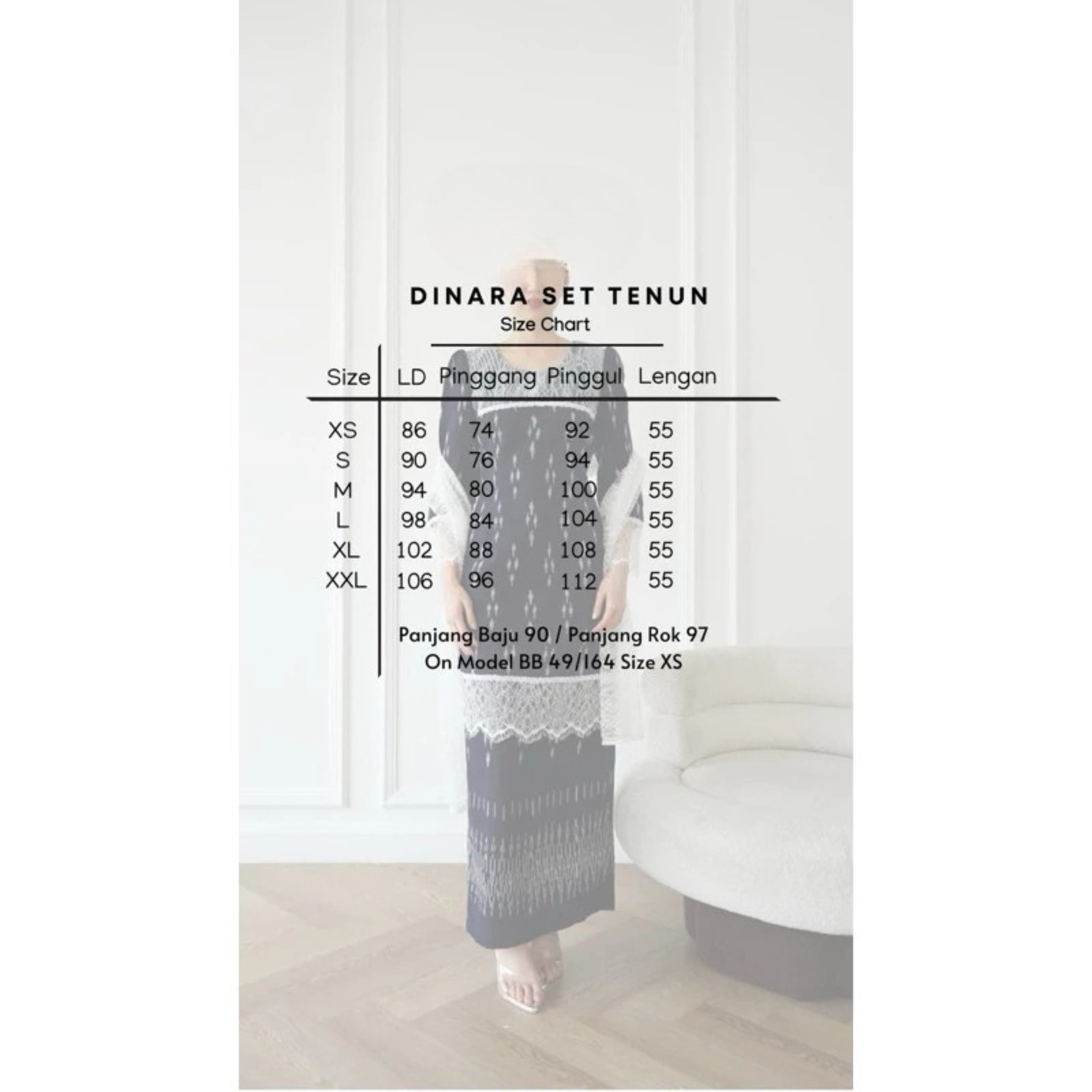 Dinara Webstoff-Set – Traditioneller Tenun im zeitgenössischen Stil
