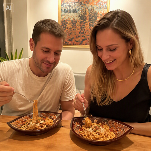 Daun — Handgeschnitzte Blattteller aus Teakholz