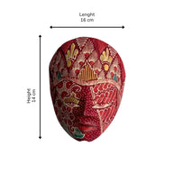 Panji-Maske — Handgeschnitzte Wayang-Topeng-Wanddekoration aus Yogyakarta