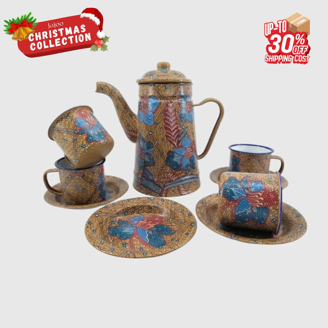 Harmony of Java Batik Tea Set