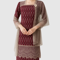 Zahira Webstoff-Set – Traditioneller Tenun mit moderner Eleganz