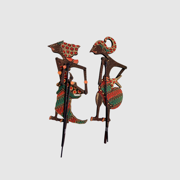 Srikandi und Arjuna Wayang
