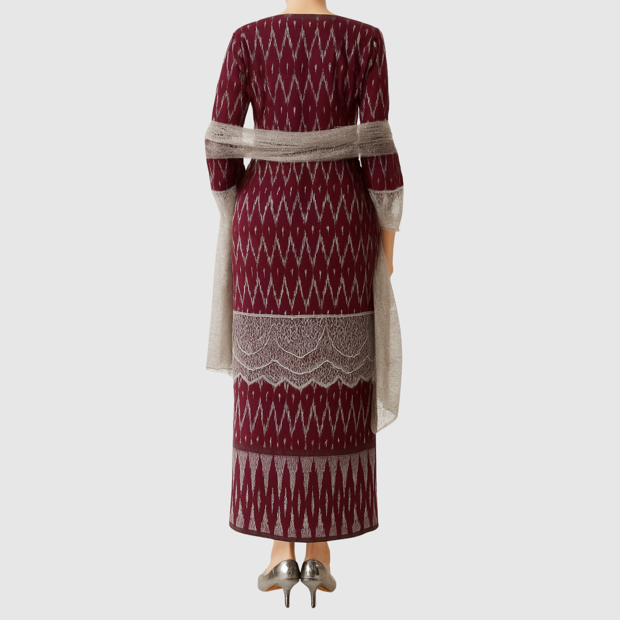 Zahira Webstoff-Set – Traditioneller Tenun mit moderner Eleganz