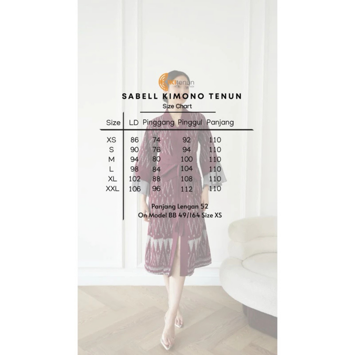 Sabel Kimono-Gewebe – Klassischer Tenun mit zeitloser Eleganz