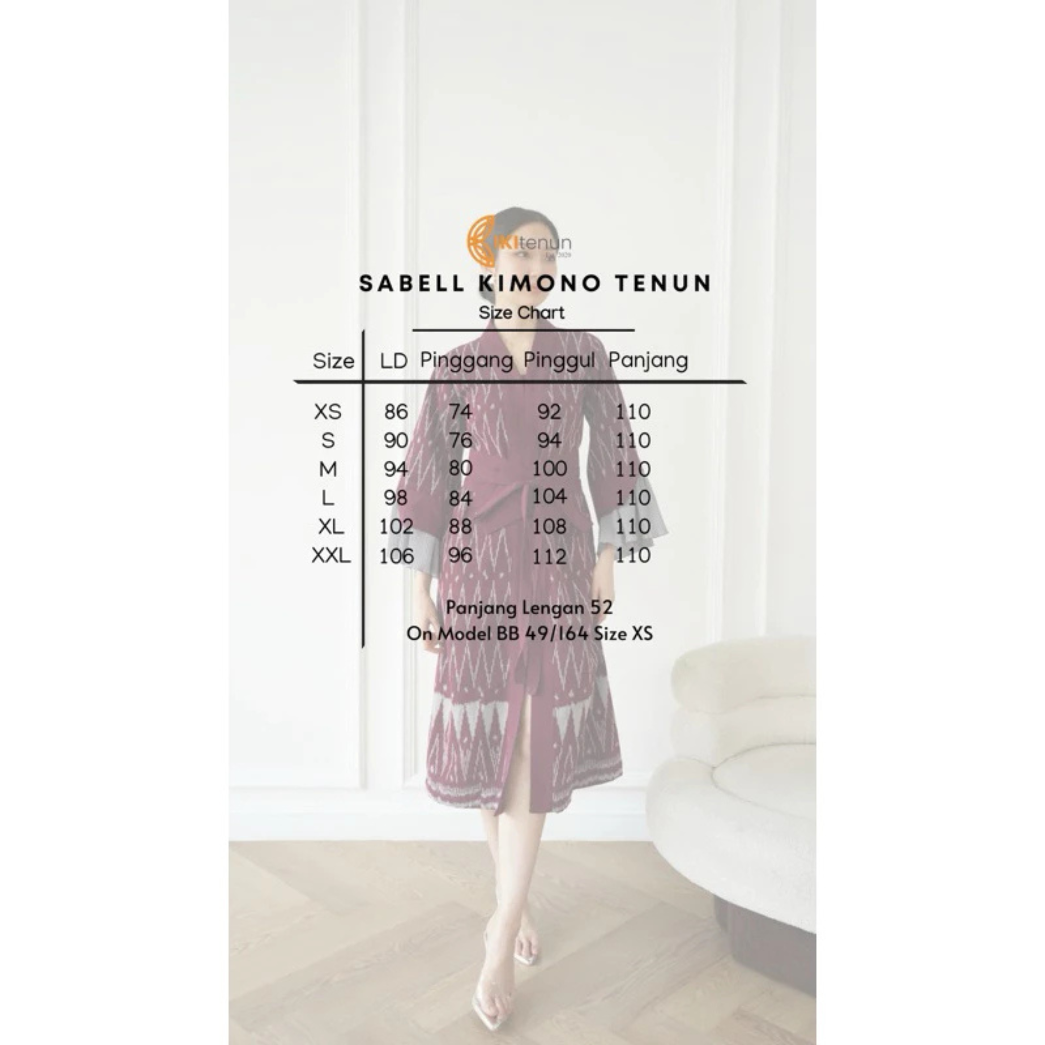 Sabel Kimono-Gewebe – Klassischer Tenun mit zeitloser Eleganz