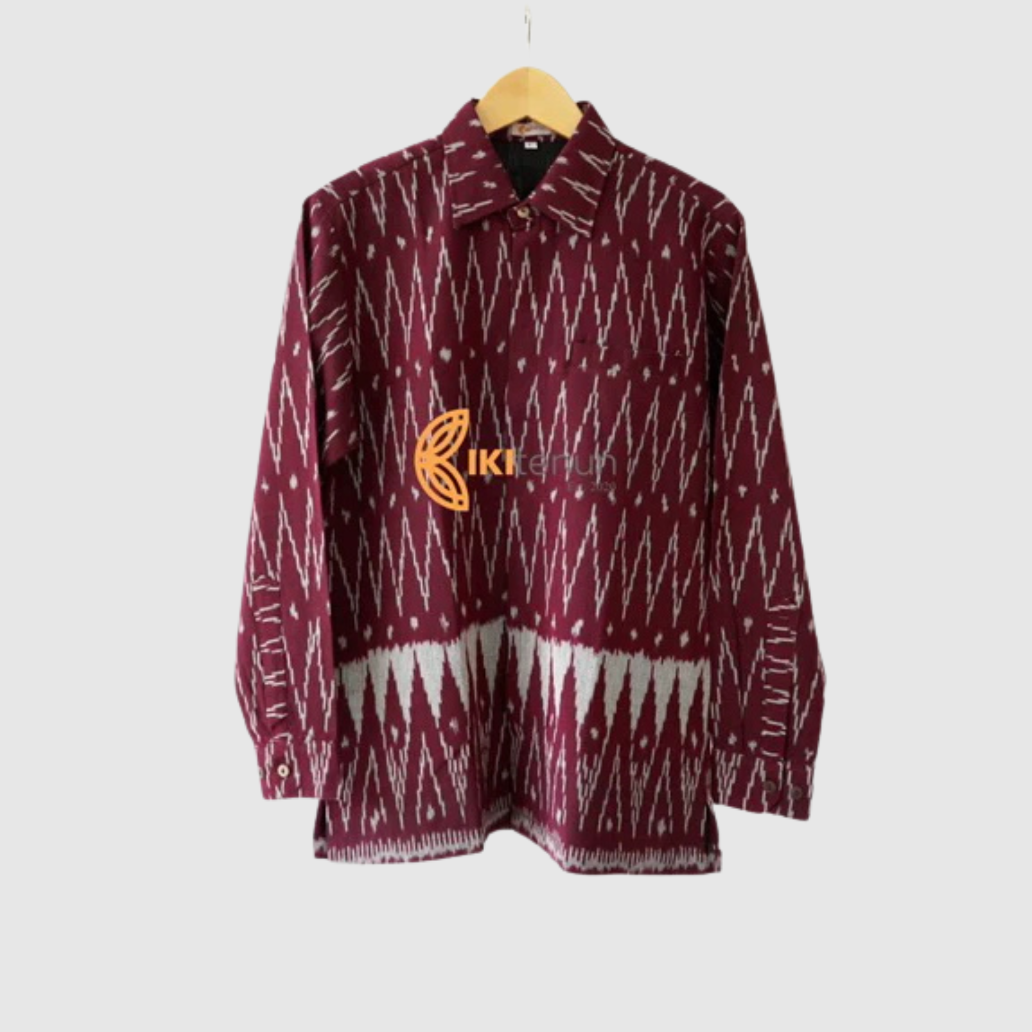 Sabel Kimono Woven Fabric detail – high-quality tenun weave showcasing artisanal texture | jajoo.de