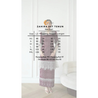 Zahira Webstoff-Set – Traditioneller Tenun mit moderner Eleganz