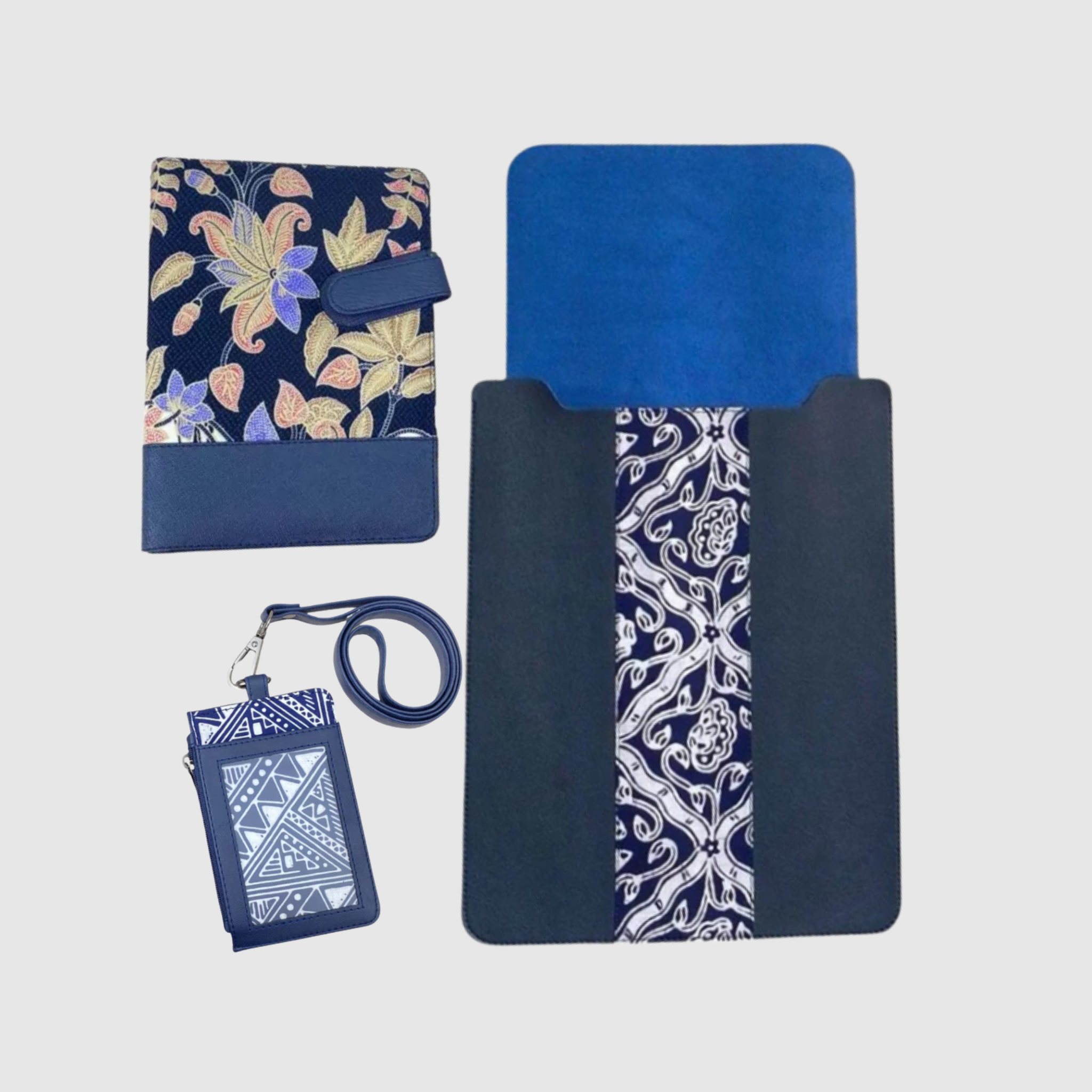 Executive Office Geschenkset – Akurasa Batik Edition, Handgefertigtes Indonesisches Schreibtisch-Set für Profis