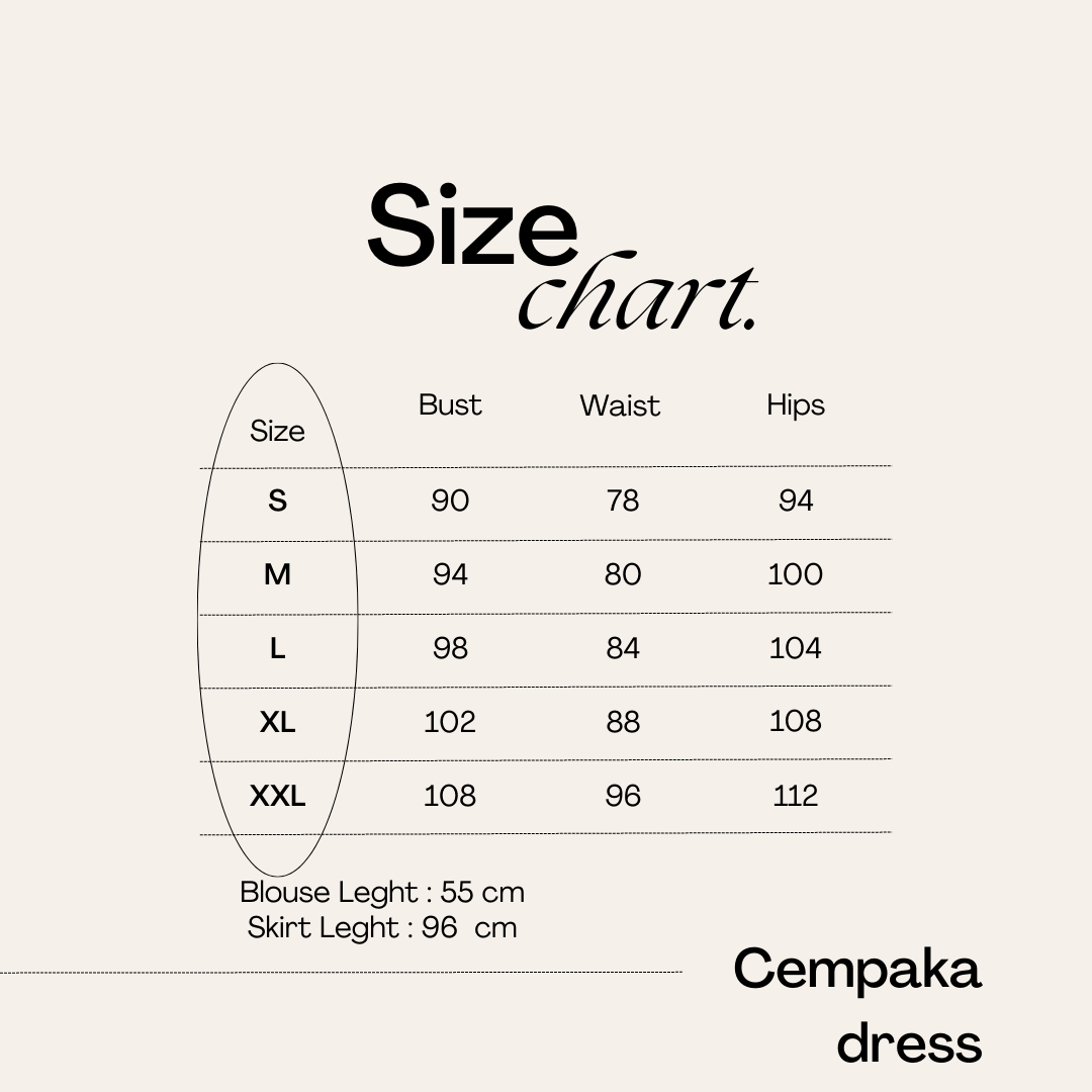 Cempaka Set Tenun Schwarz
