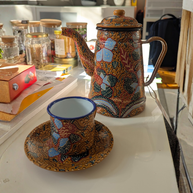 Harmony of Java Batik Tea Set