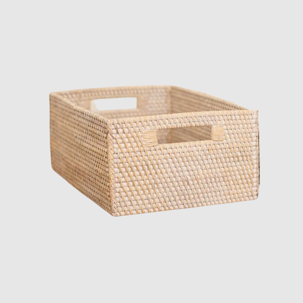 Narce Organizer Box — Rattan