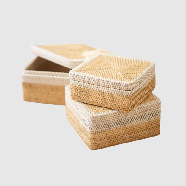 Handwoven Gift Box / Hamper — Eco-Friendly Bamboo Storage Basket