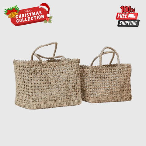 Moyo Strandtasche aus gewebtem Seegras