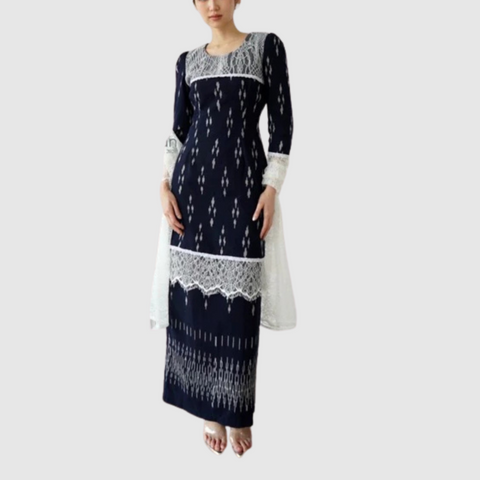 Dinara Webstoff-Set – Traditioneller Tenun im zeitgenössischen Stil