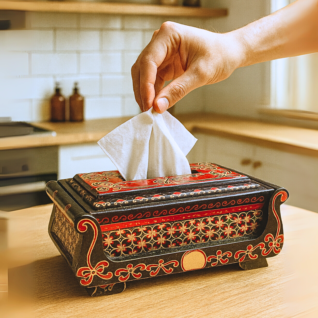 Carving Tissue Box