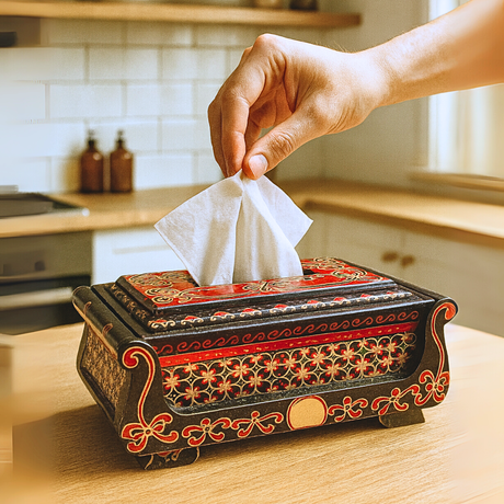 Carving Tissue Box