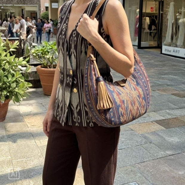 Azzura — Handwoven Indigo Heritage Bag