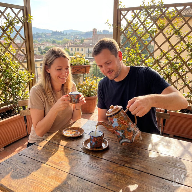 Harmony of Java — A Tea Set Painted by Hand