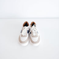 Akeno White Maroon Navy - Men Sneakers