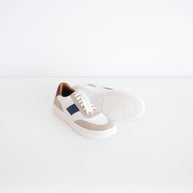 Akeno White Maroon Navy - Men Sneakers