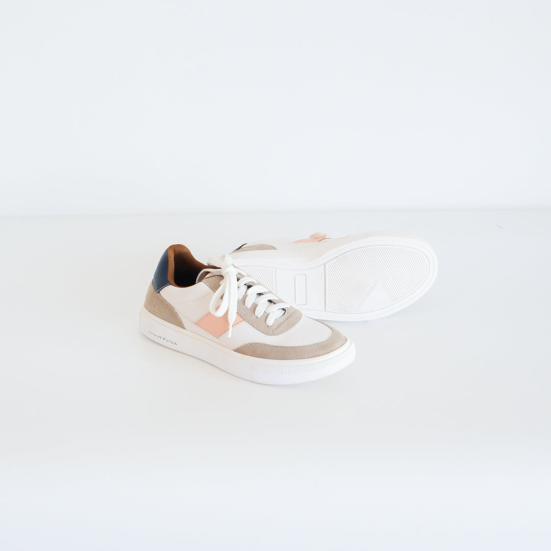 Akeno White Navy Pink- Women Sneakers