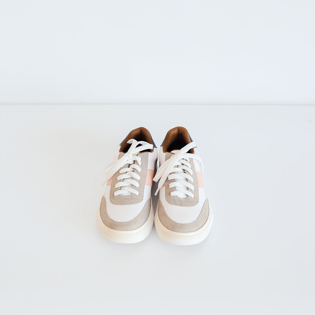 Akeno White Navy Pink- Women Sneakers
