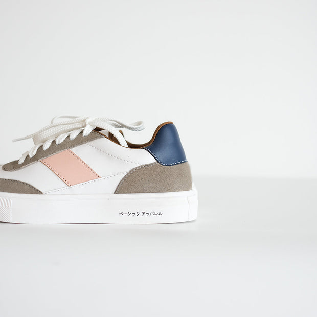 Akeno White Navy Pink- Women Sneakers