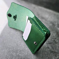 Grand Wallet Deep Green Special Edition Volles italienisches Leder