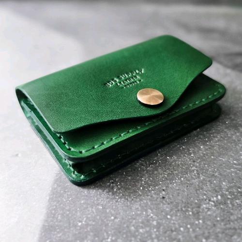Grand Wallet Deep Green Special Edition Volles italienisches Leder