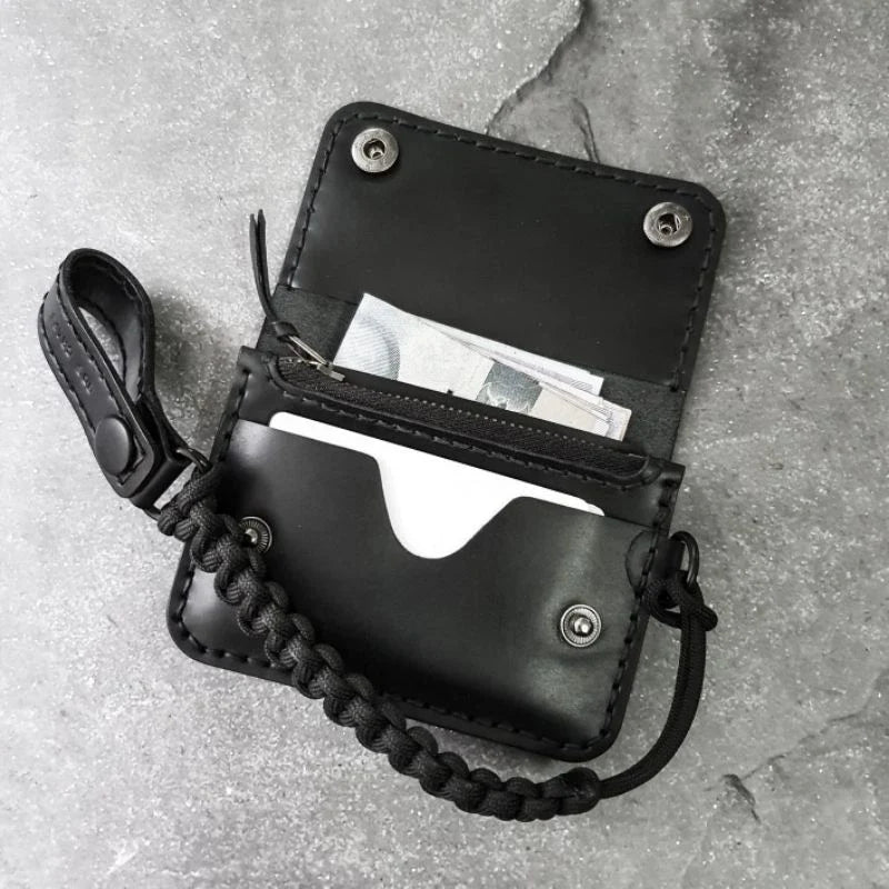 PISTON Geldbörse, Leder-Trucker-Geldbörse Compaq-Größe – komplettes Set