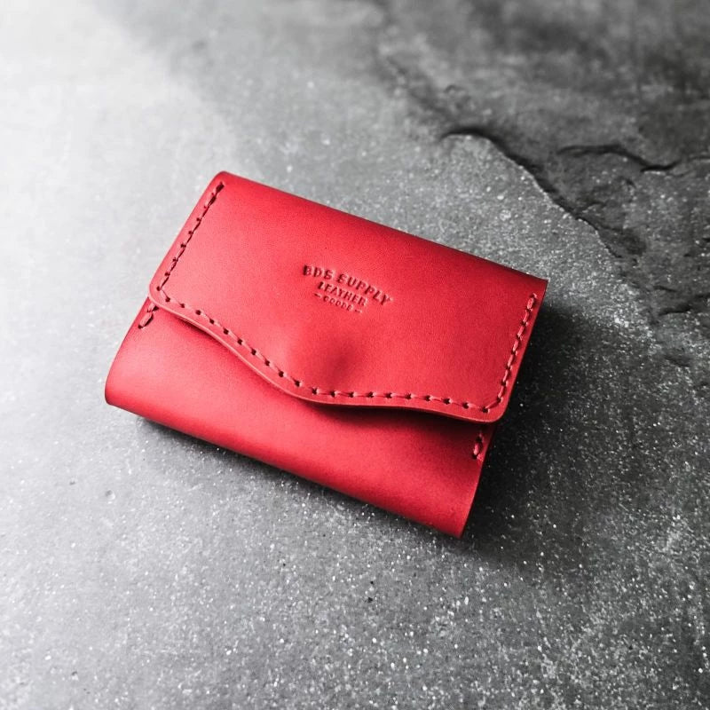BDS Tokyo Wallet RED Spesial Edition Full Italian Leather leMei