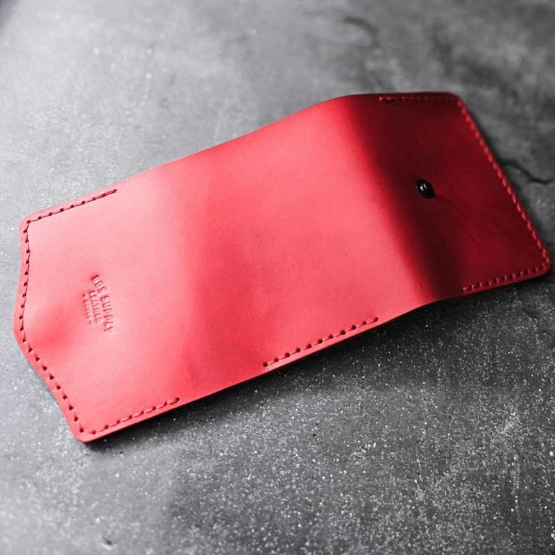 BDS Tokyo Wallet RED Spesial Edition Full Italian Leather leMei