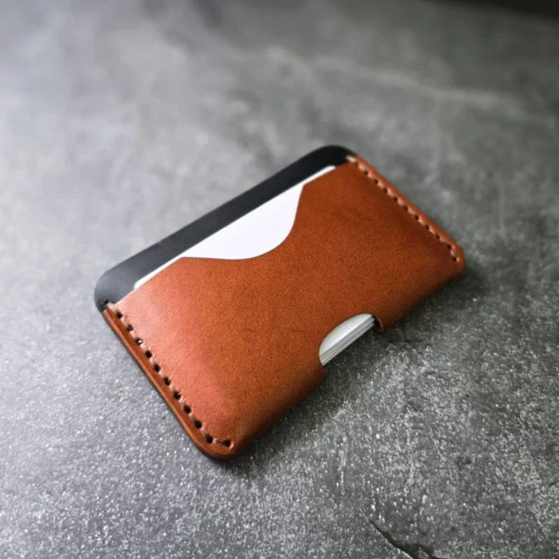 BDS Capitol Kartenetui – Hochwertiges, handgefertigtes Kartenetui aus Leder