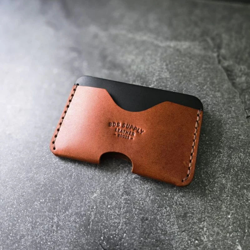 BDS Capitol Kartenetui – Hochwertiges, handgefertigtes Kartenetui aus Leder