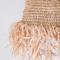 Raffia Boho Lampshade