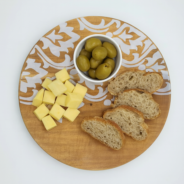 Natural Wooden Serving Tray