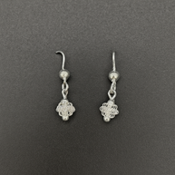 TBP 925 Silber Filigran Rosenohrstecker