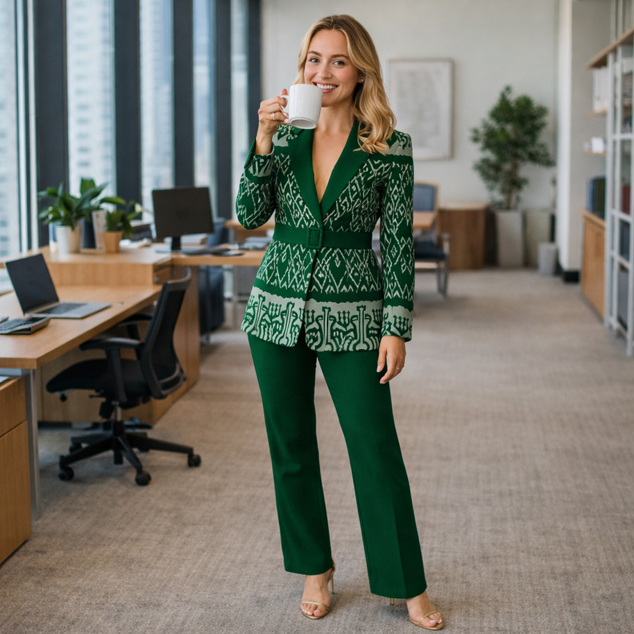 Nara Blazer Gewebe