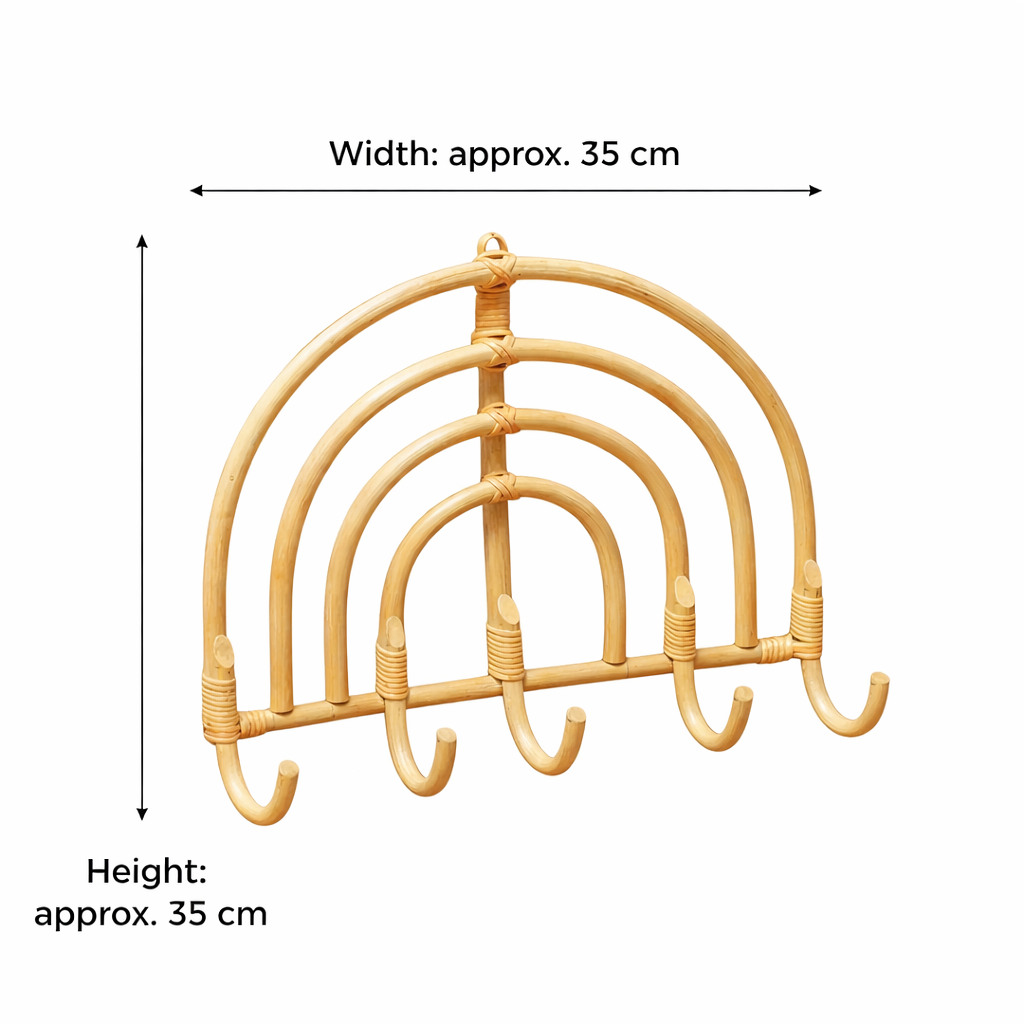 Maku Rattan Coat Rack – Beige (P)