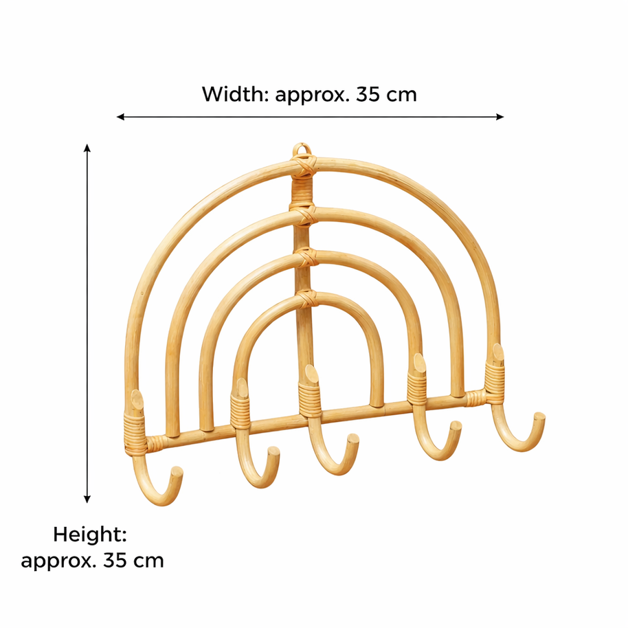 Maku Rattan Coat Rack – Beige (P)