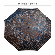 Handgefertigter Batik-Regenschirm – Standardgröße, authentisches indonesisches Design