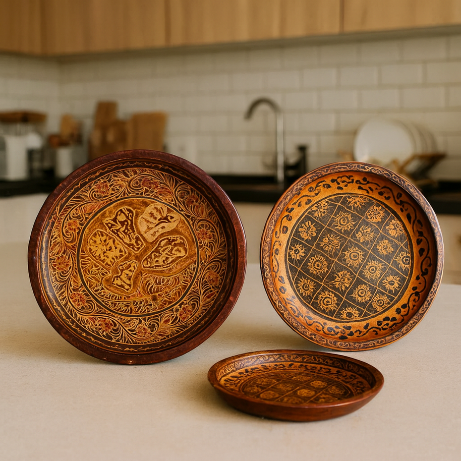 Batik Pattern Plates