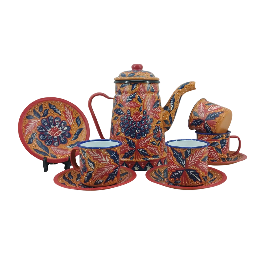Harmony of Java Batik Tea Set