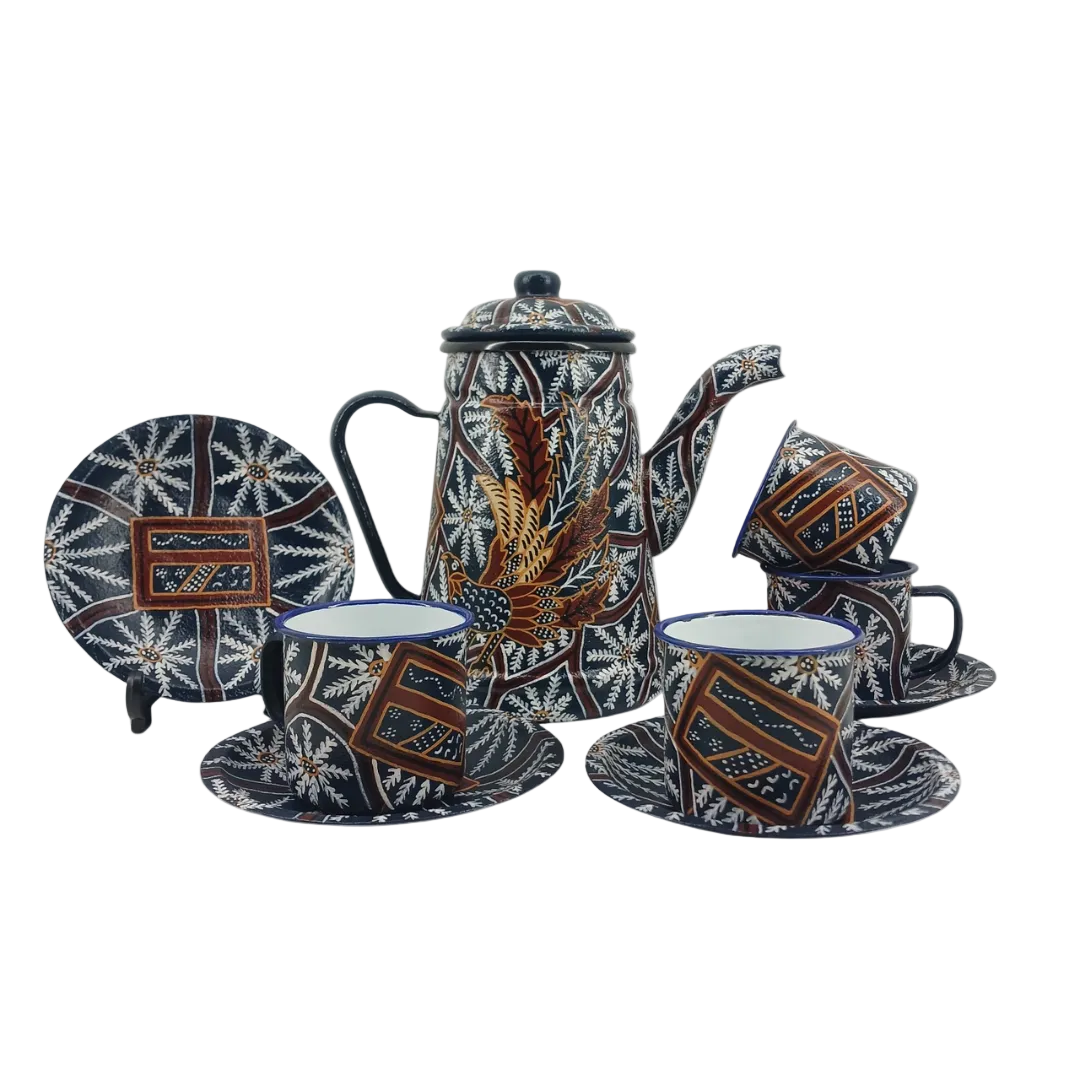 Harmony of Java Batik Tea Set