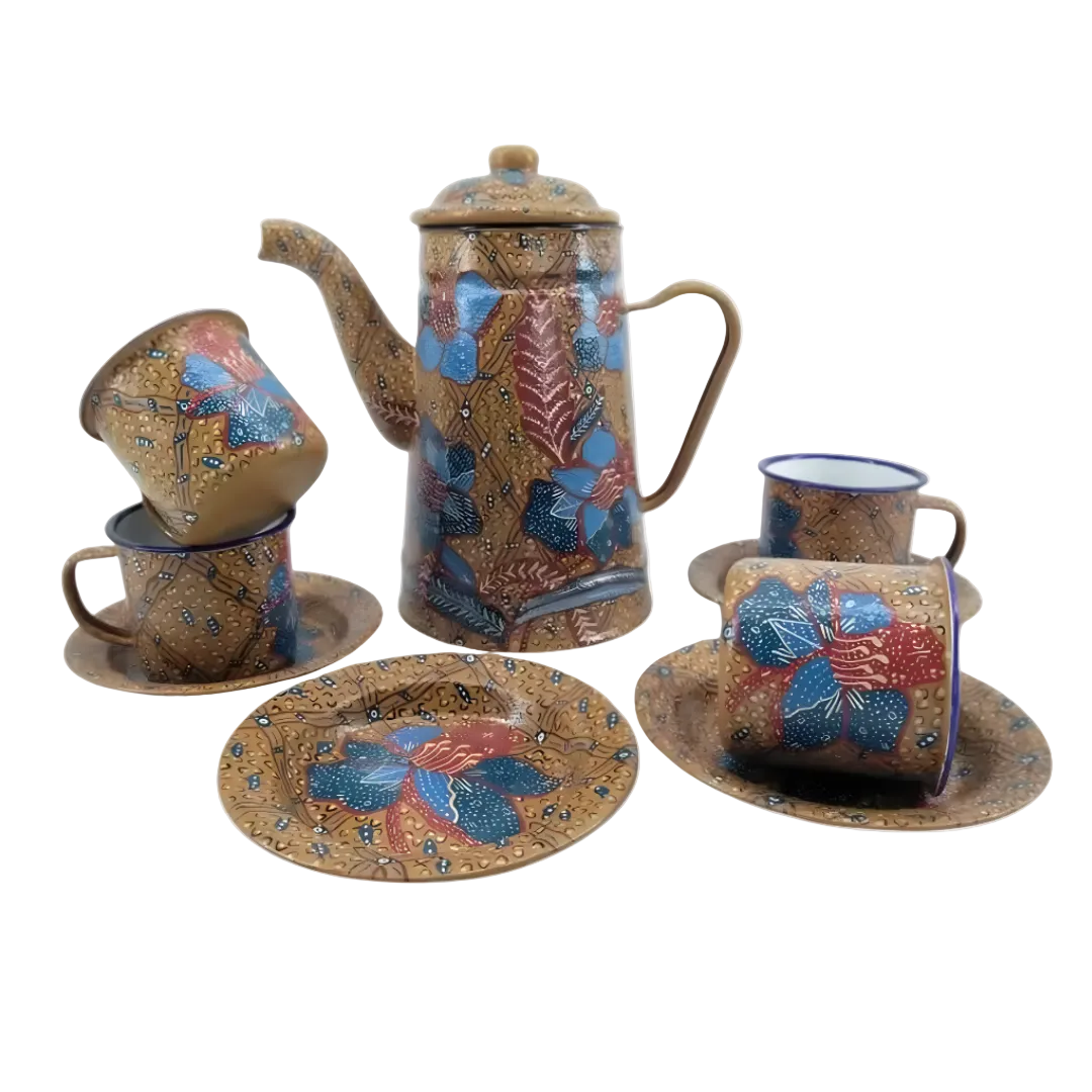 Harmony of Java Batik Tea Set