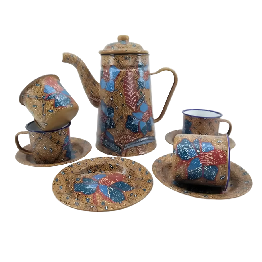 Harmony of Java Batik Tea Set