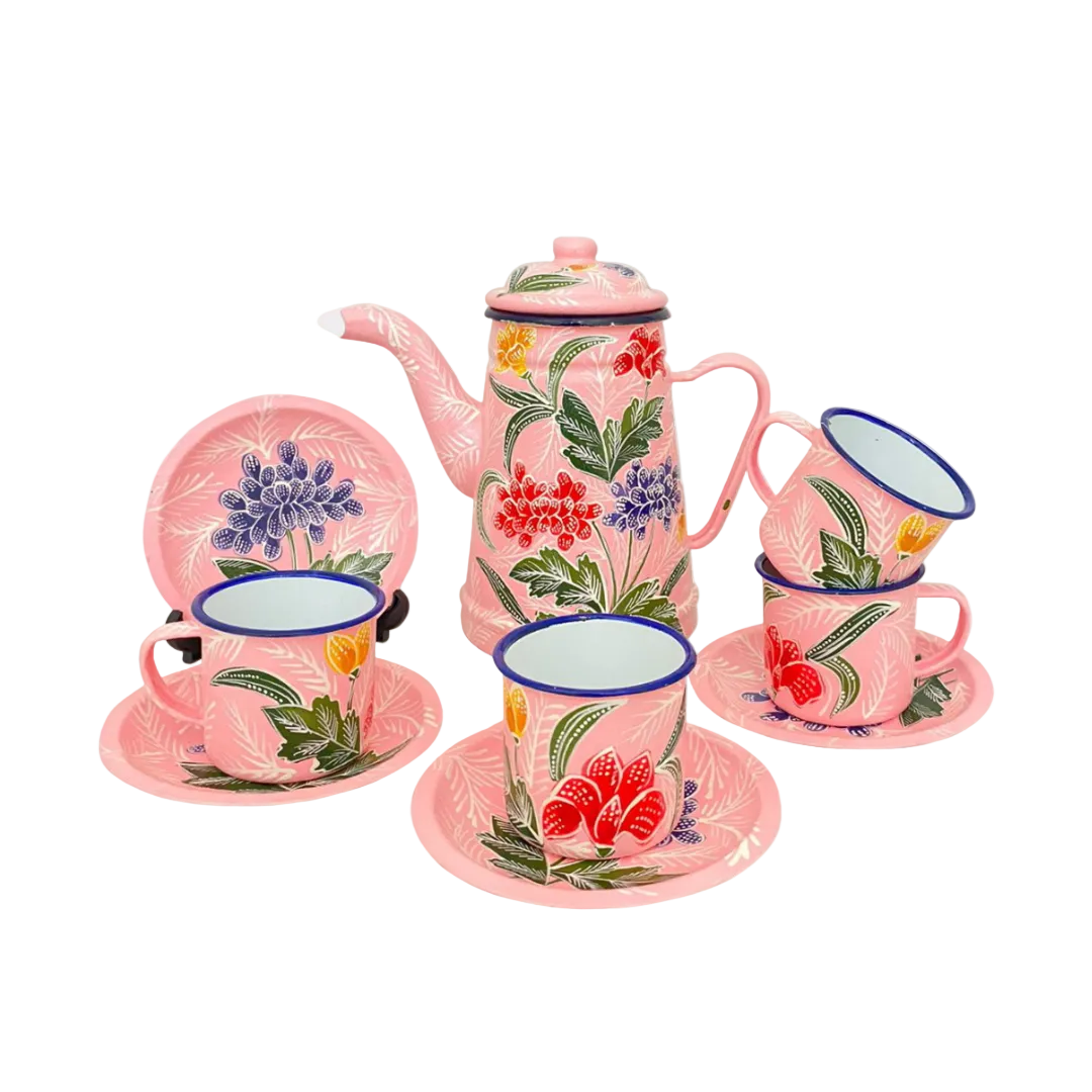 Harmony of Java Batik Tea Set